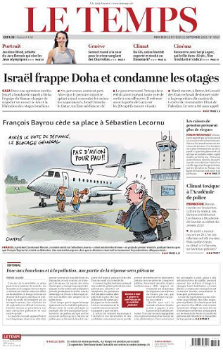 Le Temps - 10 Septembre 2025