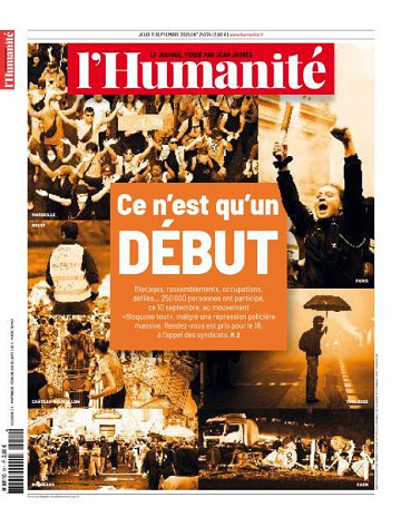 L'Humanite - 11 Septembre 2025