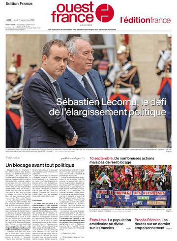 Ouest-France Édition France - 11 Septembre 2025