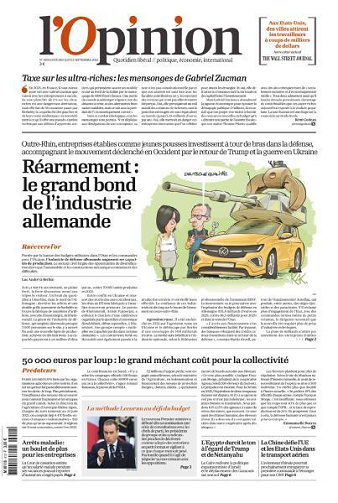 L’Opinion - 12-13 Septembre 2025