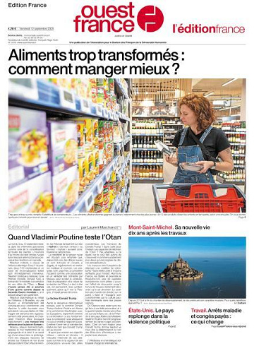 Ouest-France Édition France - 12 Septembre 2025