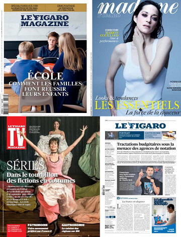 Pack Le Figaro et ses 3 suppléments - Vendredi 12 Septembre 2025