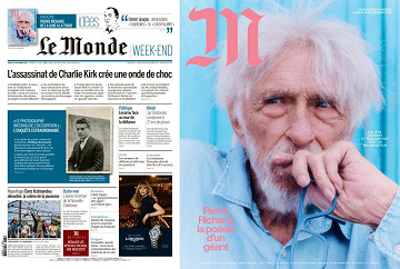 Pack Le Monde + M le Magazine du Monde - 13 Septembre 2025