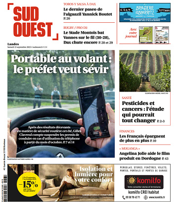 Sud Ouest (2 Éditions) Du Samedi 13 Septembre 2025