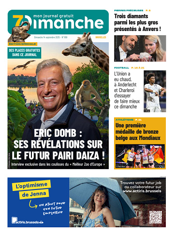 Pack Journaux Belges Du Dimanche 14 Septembre 2025