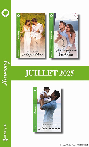 Pack mensuel Harmony - 3 romans (Juillet 2025) (Collectif)