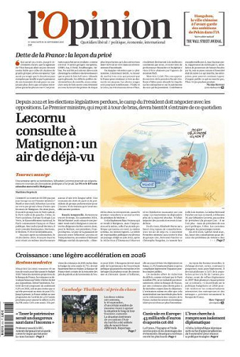 L’Opinion - 16 Septembre 2025