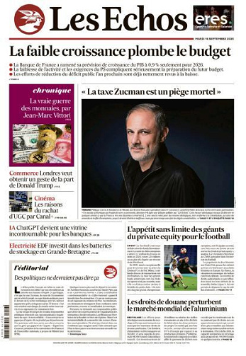 Les Echos - 16 Septembre 2025