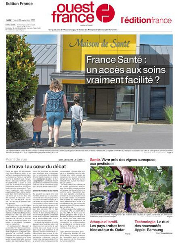 Ouest-France Édition France - 16 Septembre 2025