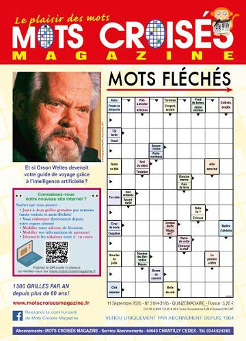 Mots Croisés Magazine - 11 Septembre 2025