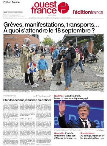 Ouest-France Édition France - 17 Septembre 2025