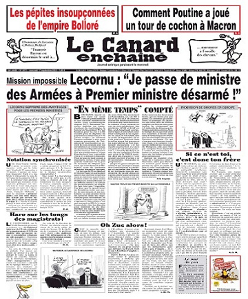 Le Canard enchaîné - 17 Septembre 2025