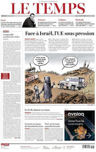 Le Temps - 18 Septembre 2025
