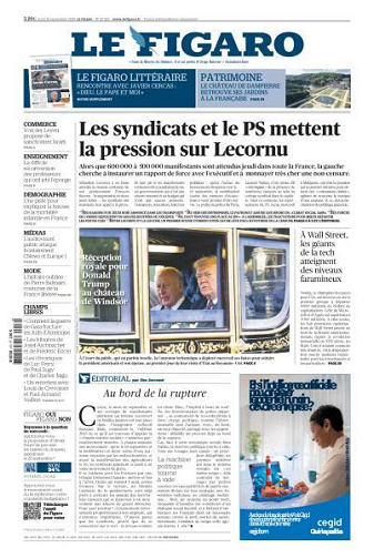 Le Figaro du Jeudi 18 Septembre 2025