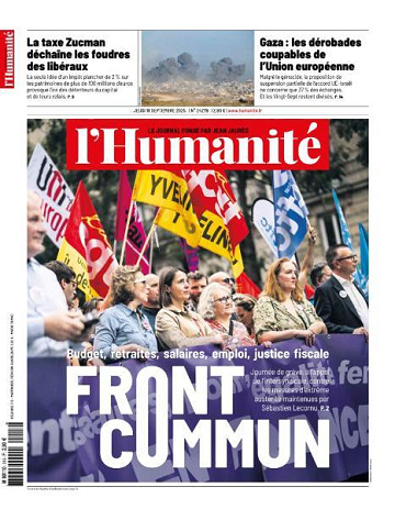 L'Humanite - 18 Septembre 2025