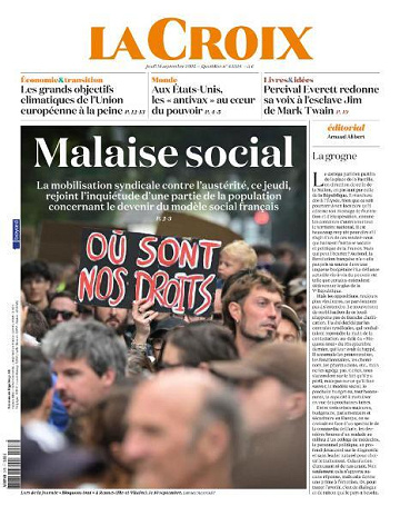 La Croix - 18 Septembre 2025