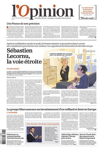 L’Opinion - 19-20 Septembre 2025