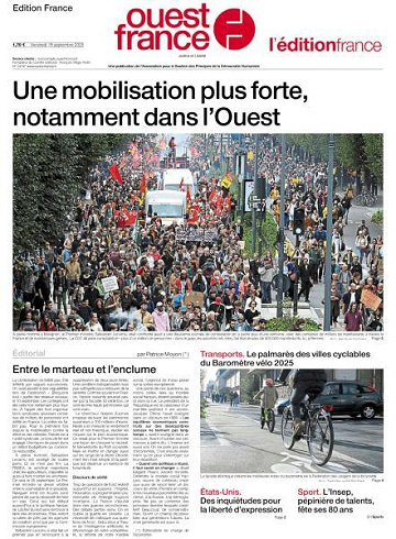 Ouest-France Édition France - 19 Septembre 2025