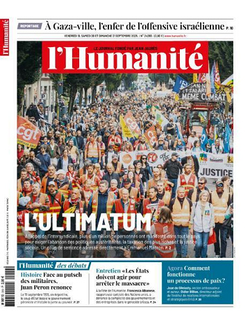 L'Humanite - 19-21 Septembre 2025