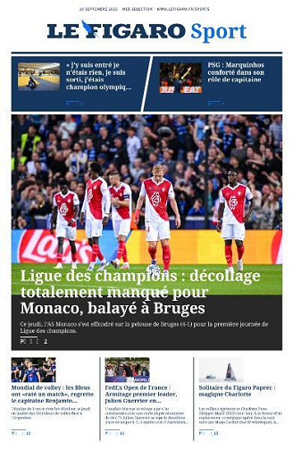 Le Figaro Sport - 19 Septembre 2025