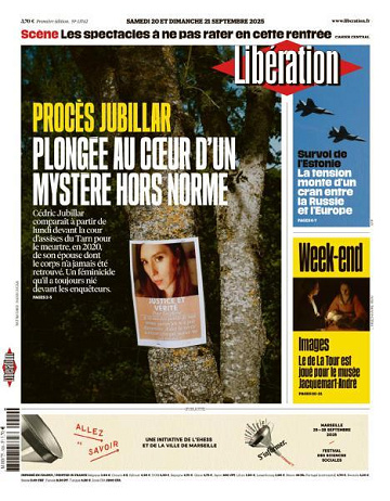 Libération du Samedi 20 et Dimanche 21 Septembre 2025