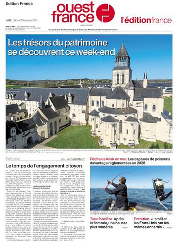 Ouest-France Édition France - 20 Septembre 2025