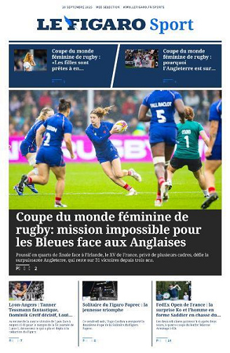 Le Figaro Sport - 20 Septembre 2025