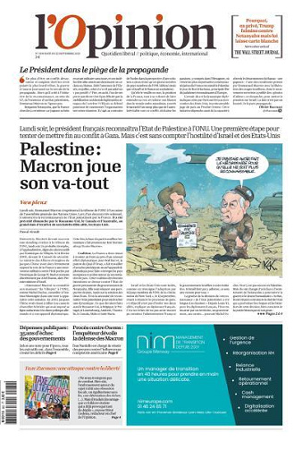 L’Opinion - 22 Septembre 2025