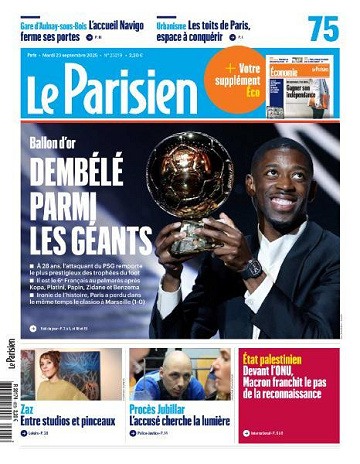 Le Parisien - 23 Septembre 2025