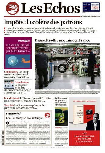 Les Echos - 24 Septembre 2025