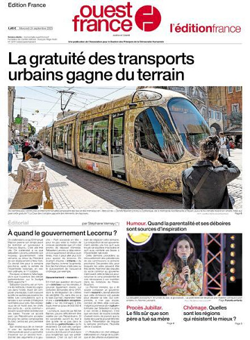 Ouest-France Édition France - 24 Septembre 2025
