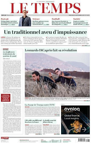 Le Temps - 24 Septembre 2025