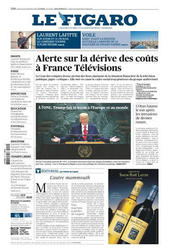 Le Figaro du Mercredi 24 Septembre 2025