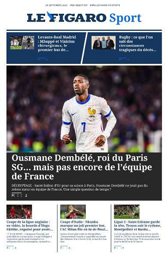 Le Figaro Sport - 24 Septembre 2025
