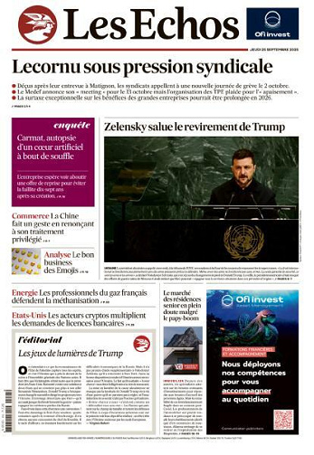 Les Echos - 25 Septembre 2025