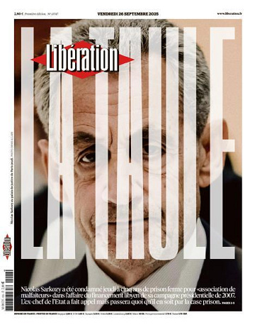 Libération du Vendredi 26 Septembre 2025