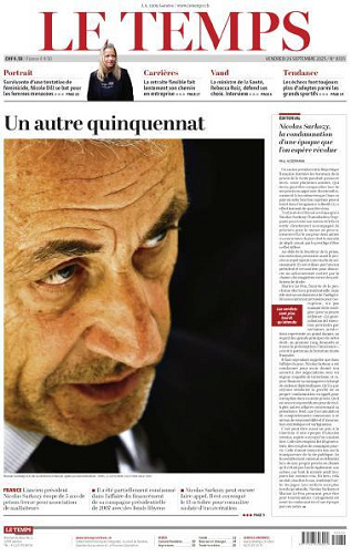 Le Temps - 26 Septembre 2025