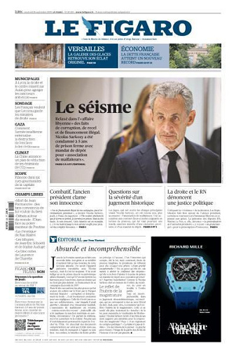 Le Figaro du Vendredi 26 Septembre 2025