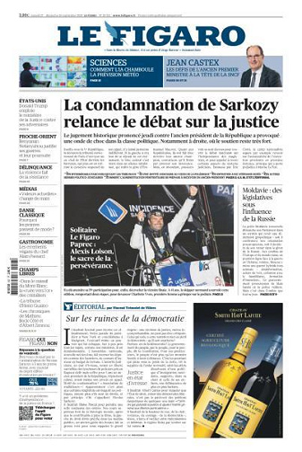 Le Figaro du Samedi 27 et Dimanche 28 Septembre 2025