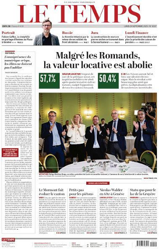 Le Temps - 29 Septembre 2025