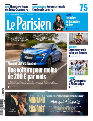 Le Parisien - 29 Septembre 2025