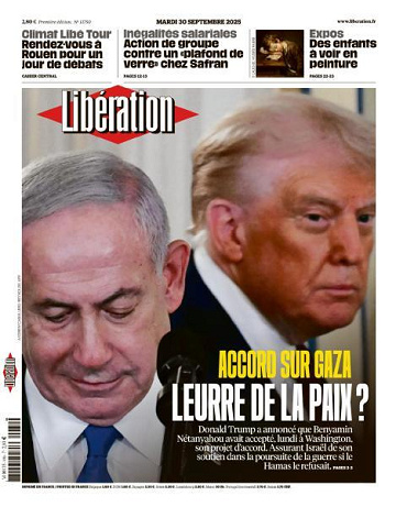 Libération du Mardi 30 Septembre 2025