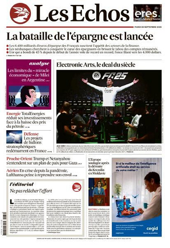Les Echos - 30 Septembre 2025