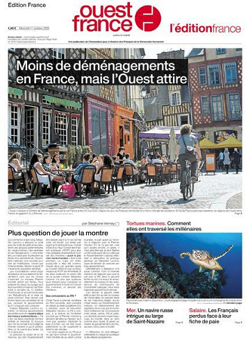 Ouest-France Édition France - 1er Octobre 2025