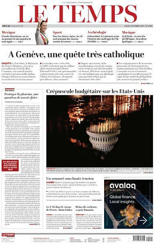 Le Temps - 2 Octobre 2025