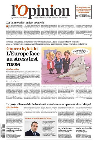 L’Opinion - 3-4 Octobre 2025