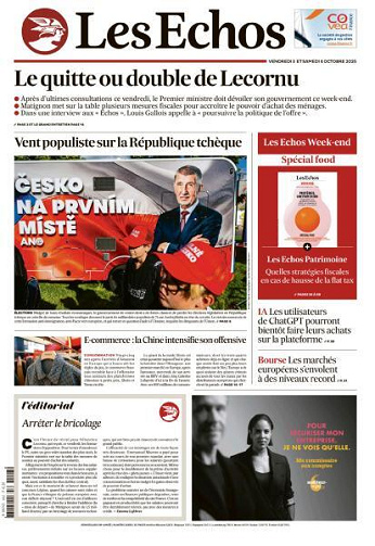 Les Echos - 3-4 Octobre 2025