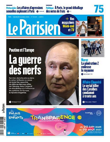 Le Parisien - 3 Octobre 2025