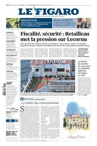 Le Figaro du Vendredi 3 Octobre 2025