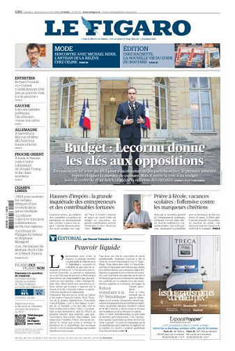 Le Figaro du Samedi 4 et Dimanche 5 Octobre 2025